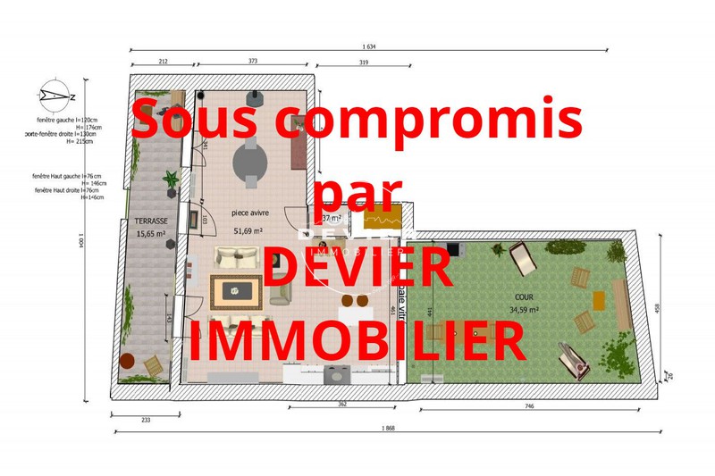 vente maison de village Castries Maison de village Castries achat maison de village 3 chambres 105 m²