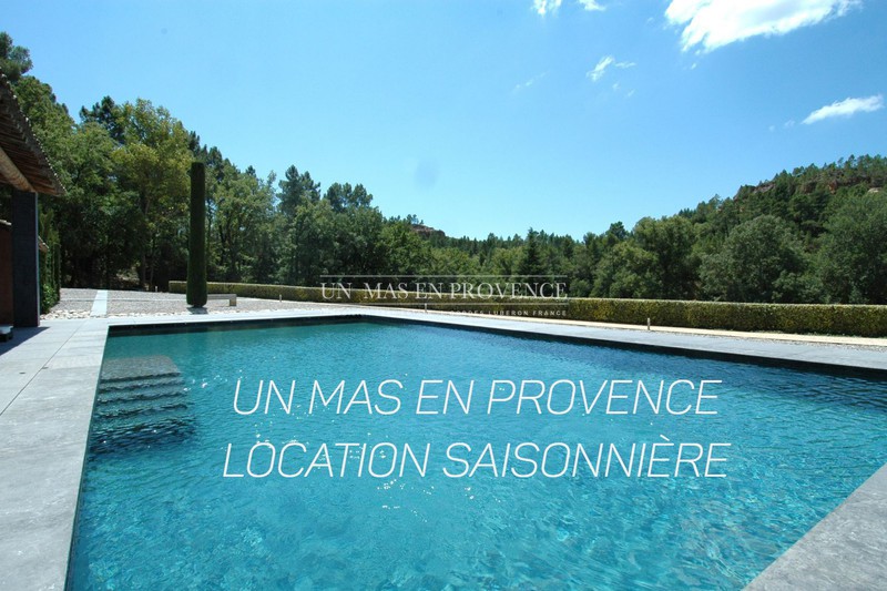Location saisonnière maison contemporaine Roussillon  Maison contemporaine Roussillon Luberon,  Location saisonnière maison contemporaine  3 chambres  
