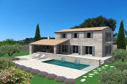 Vente terrain Gordes Maison A -Vue 2 