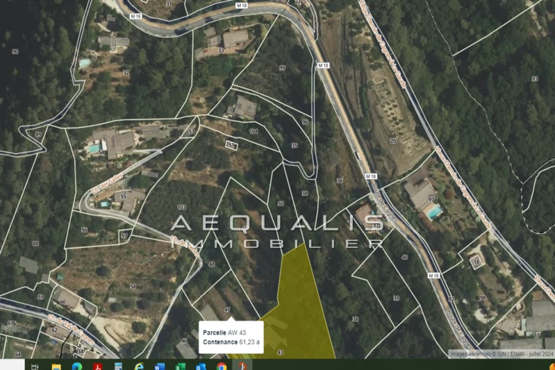 Vente terrain La Gaude  