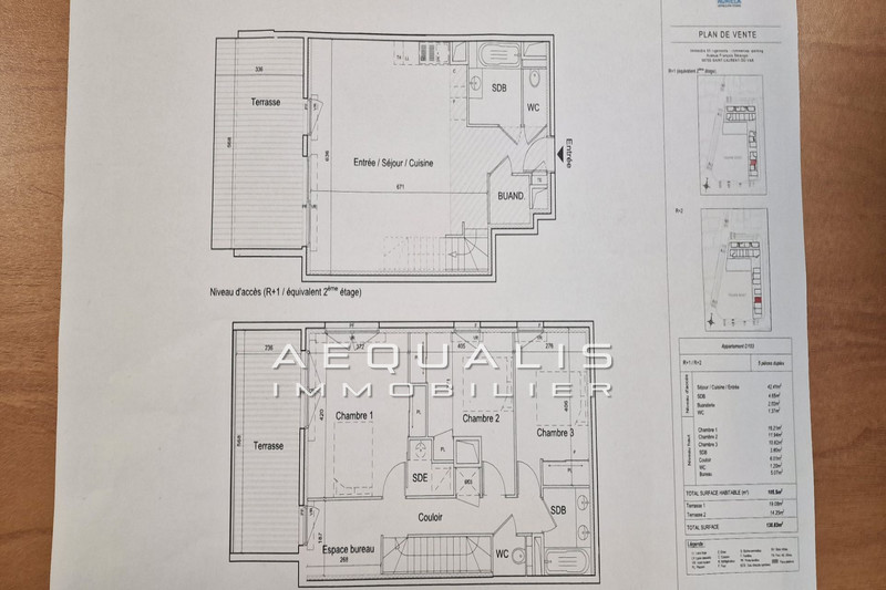 Vente maison de ville Saint-Laurent-du-Var  