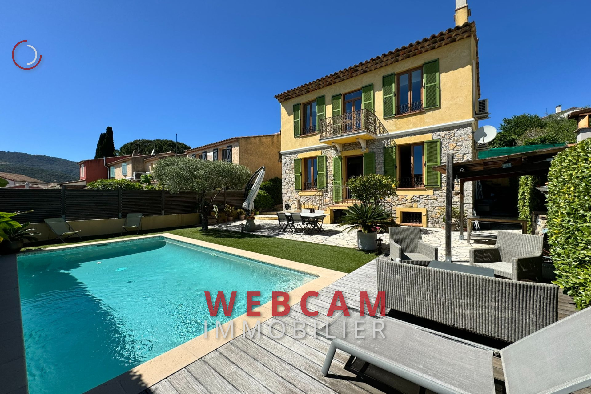 Vente Maison 212m² à La Roquette-sur-Siagne (06550) - Webcam Immobilier