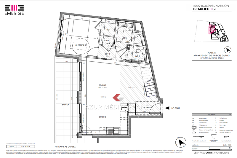 Vente duplex Beaulieu-sur-Mer  
