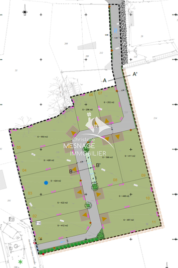 Vente terrain constructible Trévérien  