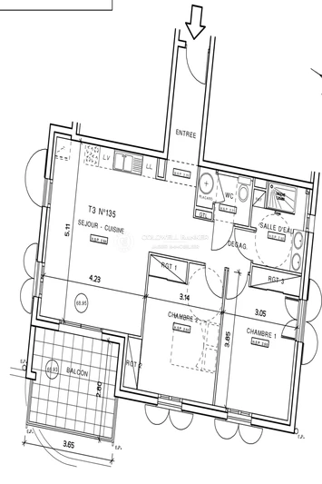 Photo n°9 - Vente appartement Le Plan-de-la-Tour 83120 - 320 000 €