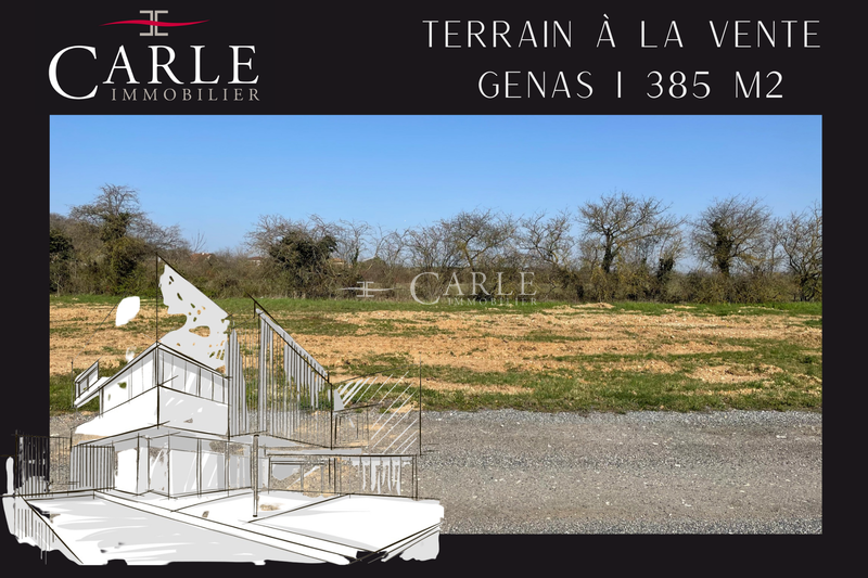 Vente terrain Genas Vente terrain Genas Terrain Genas Azieu, achat terrain 385 m²