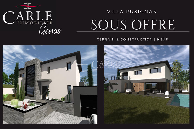 Vente maison contemporaine Pusignan Vente maison contemporaine Pusignan Maison contemporaine Pusignan Centre-ville, achat maison contemporaine 5 chambres 158 m²
