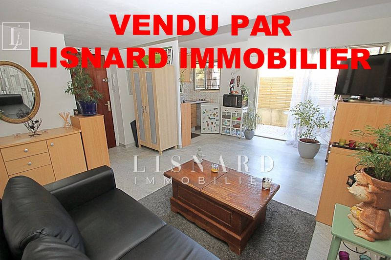 vente Appartement rez-de-jardin Golfe-juan Mer Rez-de-jardin Golfe-Juan Mer, achat rez-de-jardin 1 pièce 28 m²