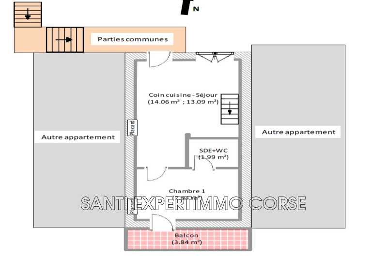 Location appartement Conca  