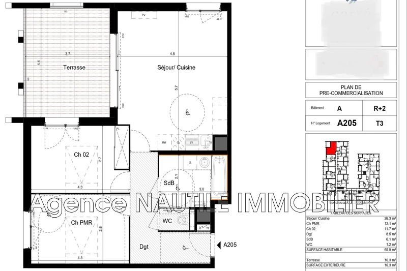 Vente appartement La Grande-Motte  