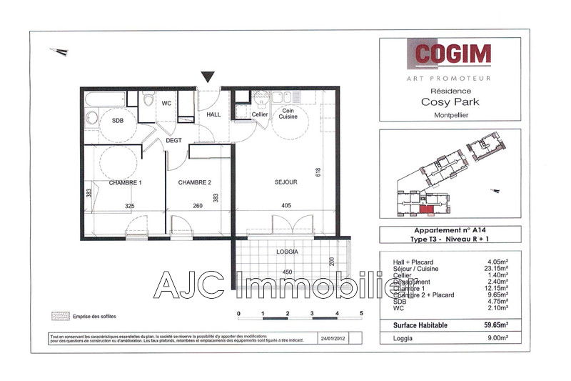 Vente appartement Montpellier  