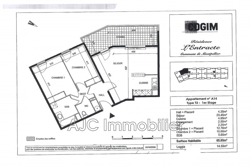 Vente appartement Montpellier  