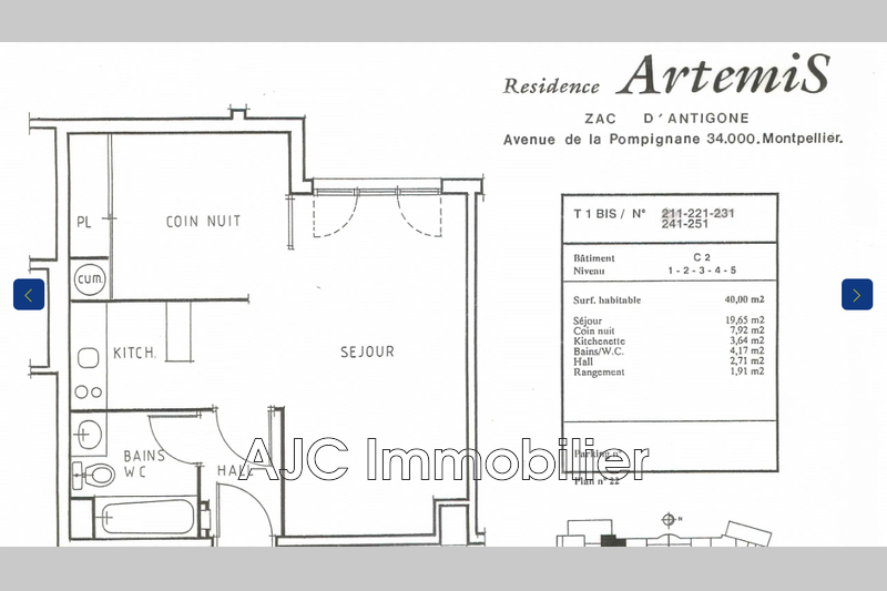 Vente appartement Montpellier  