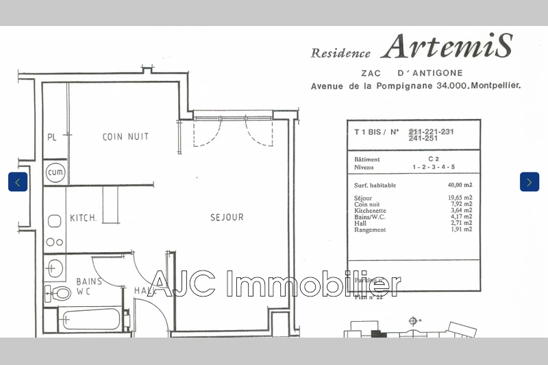 Vente appartement Montpellier  