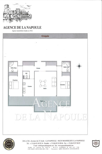 Vente appartement Mandelieu-la-Napoule  