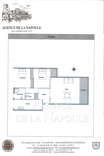Vente appartement Mandelieu-la-Napoule  