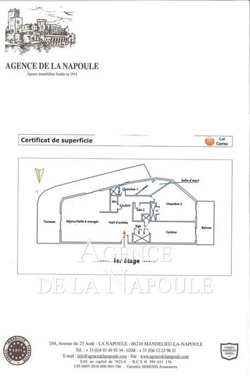 Vente appartement Mandelieu-la-Napoule  