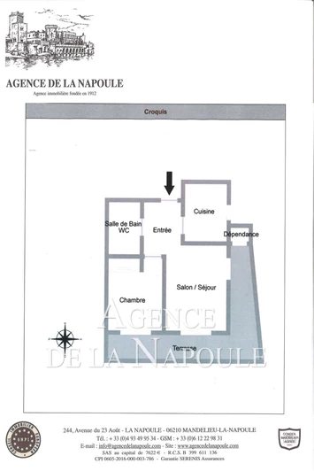 Vente appartement Mandelieu-la-Napoule  
