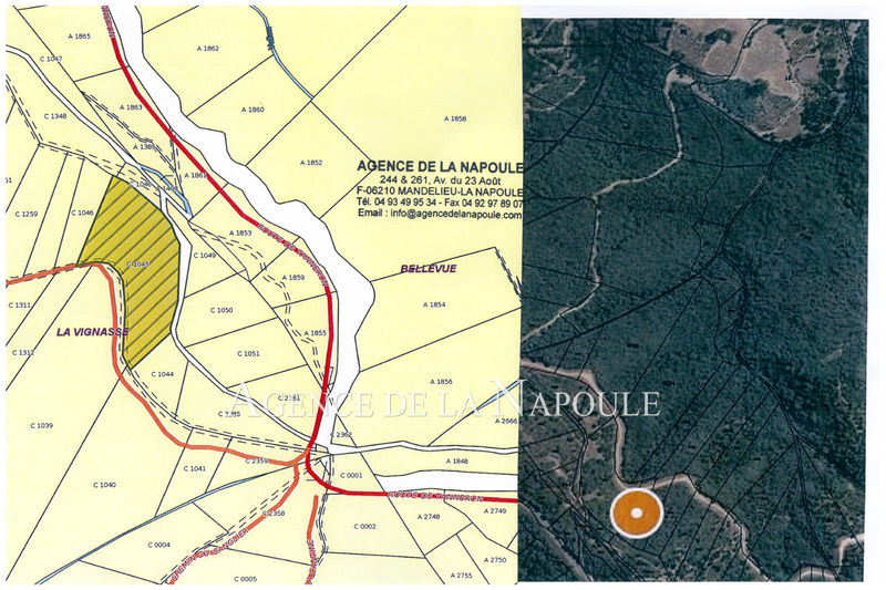 vente Terrain Mandelieu-la-napoule Terrain Mandelieu-la-Napoule achat terrain 2000 m²