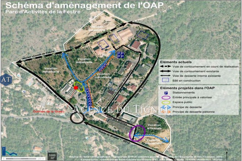 vente Terrain Saint-cézaire-sur-siagne Terrain Saint-Cézaire-sur-Siagne achat terrain 6341 m²
