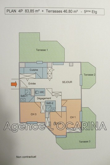 Vente appartement Le Cannet  