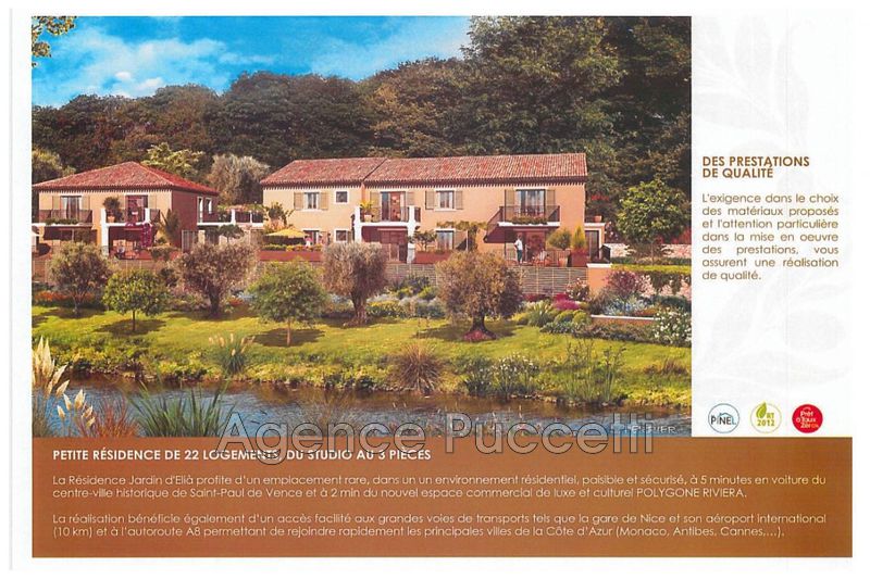 Photo Appartement Saint-Paul-de-Vence Campagne, achat appartement 1 pièce 25 m²