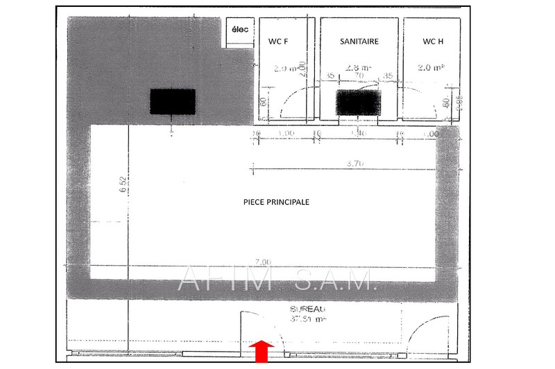 vente Monaco Fontvieille Bureau Monaco Fontvieille, Occupational bureau 46 m²