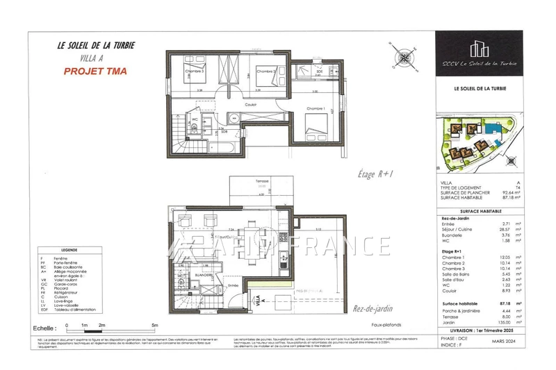 Vente villa La Turbie  