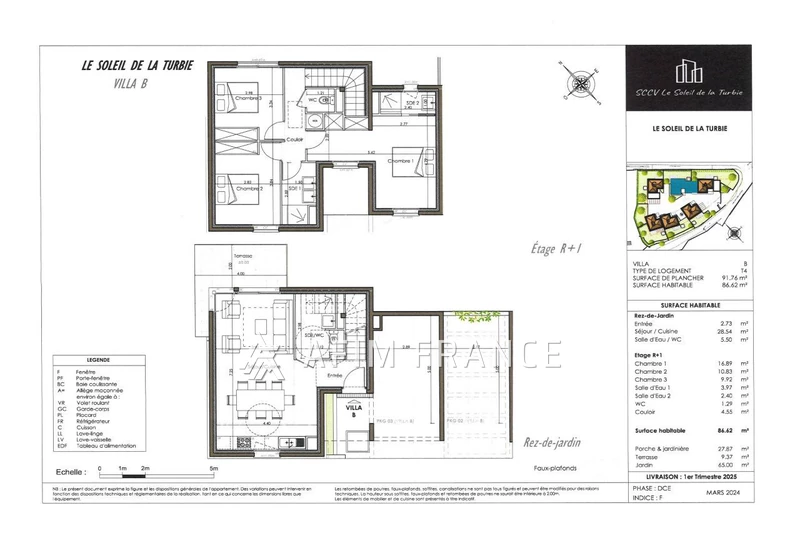 Vente villa La Turbie  