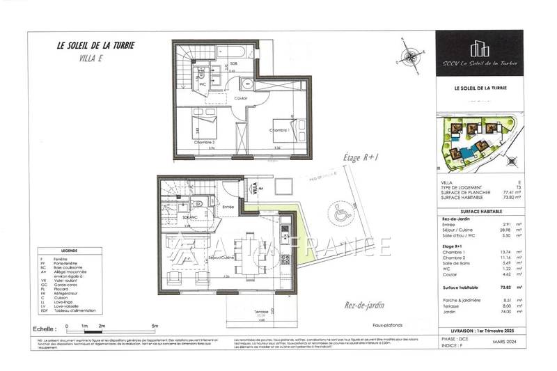 Vente villa La Turbie  