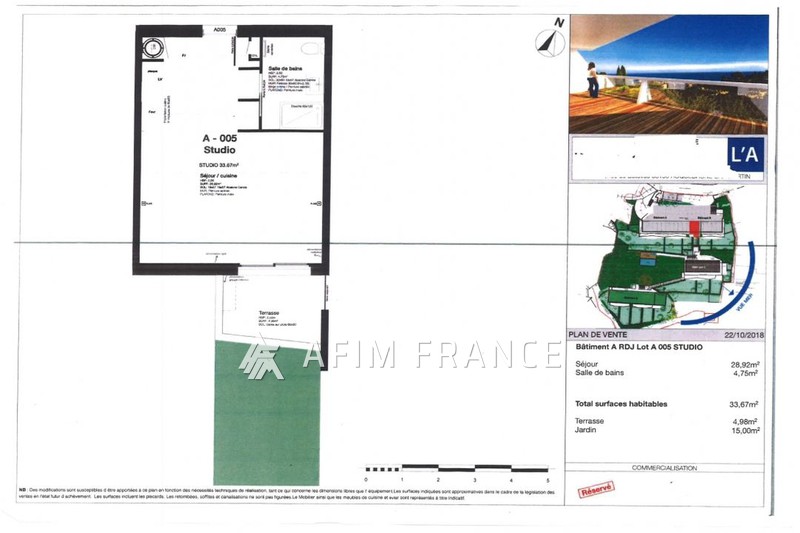 Photo Apartment Roquebrune-Cap-Martin Hameau, to buy apartment 1 room 33 m²