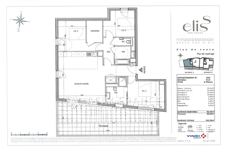 Vente appartement Cap-d'Ail  