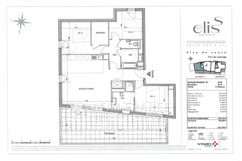 Vente appartement Cap-d'Ail  
