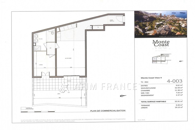 Vente appartement Beausoleil  