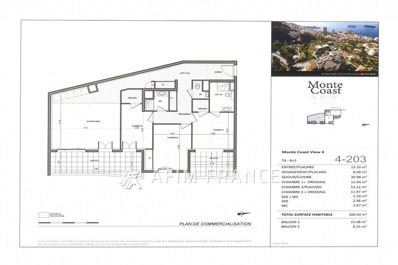 Vente appartement Beausoleil  