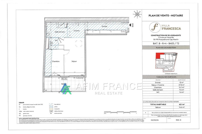 Vente appartement Roquebrune-Cap-Martin  