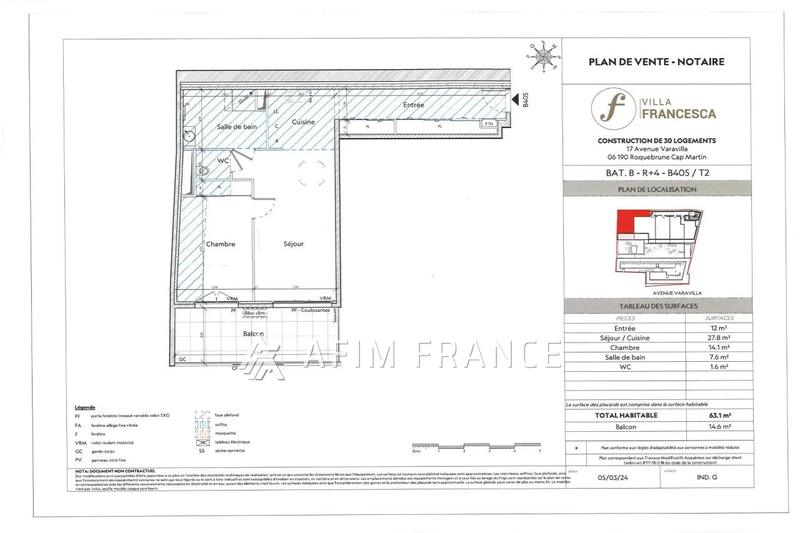 Vente appartement Roquebrune-Cap-Martin  