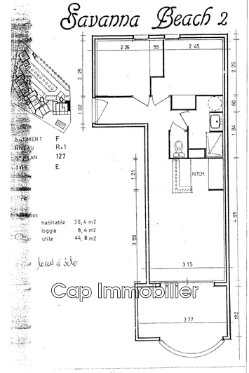 Vente appartement Le Cap d'Agde  