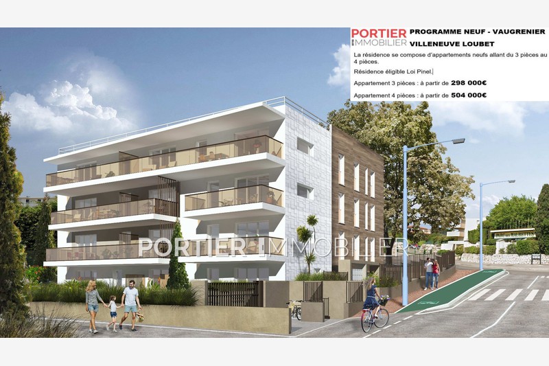 Photo Appartement Villeneuve-Loubet Villeneuve loubet plage, achat appartement 3 pièces 62 m²