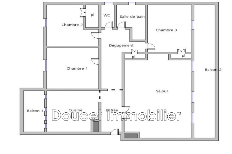 Vente appartement Béziers  