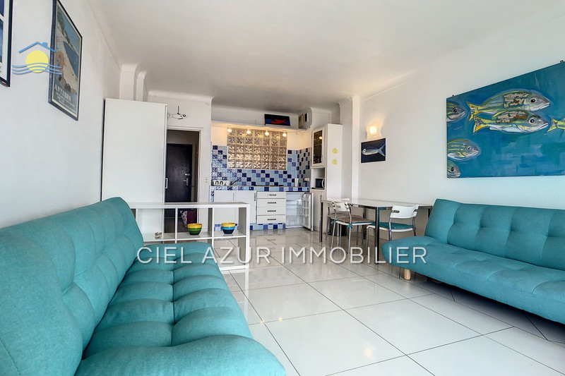 Appartement Juan-les-Pins Bord de mer,  Location saisonnière appartement  1 pièce   27&nbsp;m&sup2;