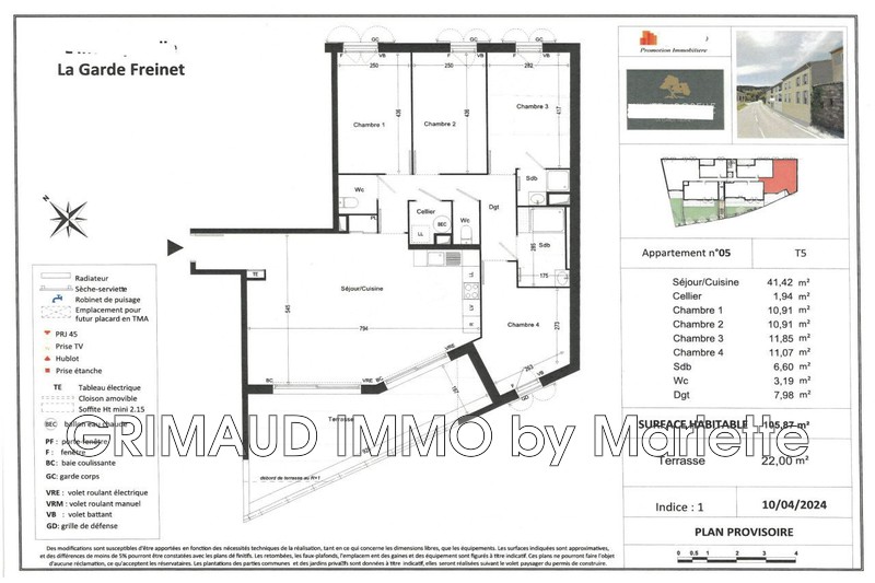 Vente appartement La Garde-Freinet  