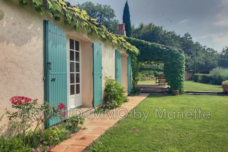 Vente villa provençale Grimaud  