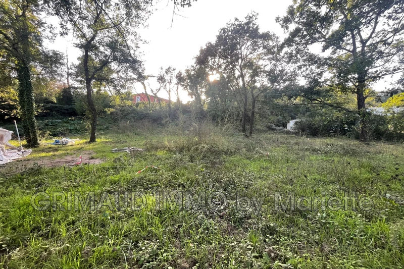 Vente terrain Grimaud  