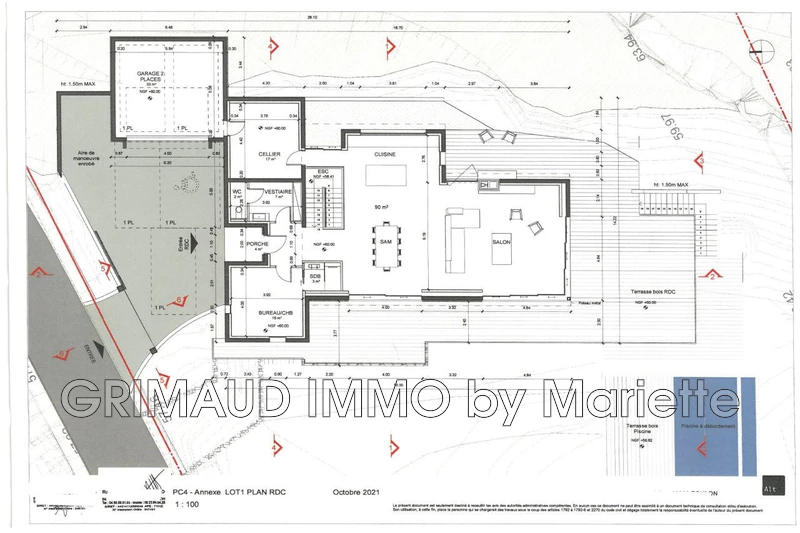Vente terrain Grimaud  