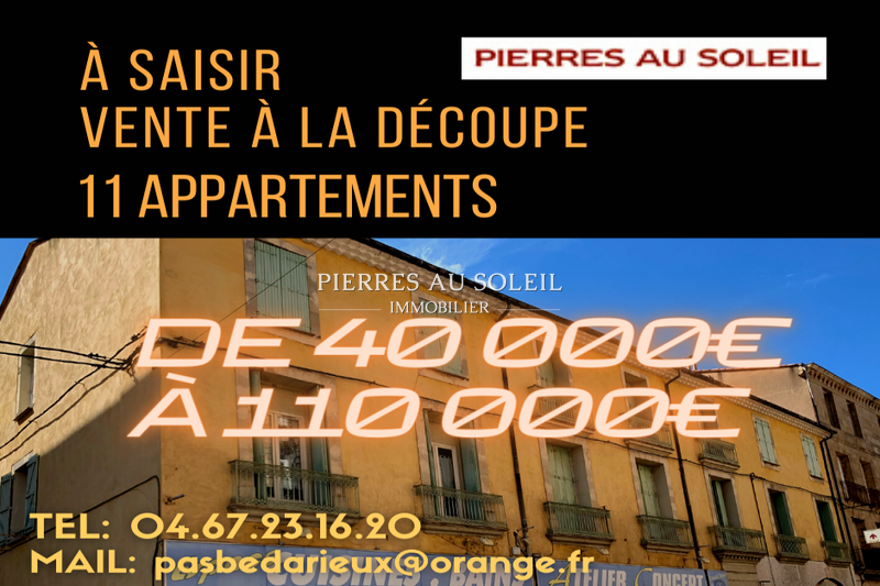Photo Idéal investisseur Bédarieux Centre-ville,   to buy idéal investisseur  3 bedrooms   600&nbsp;m&sup2;