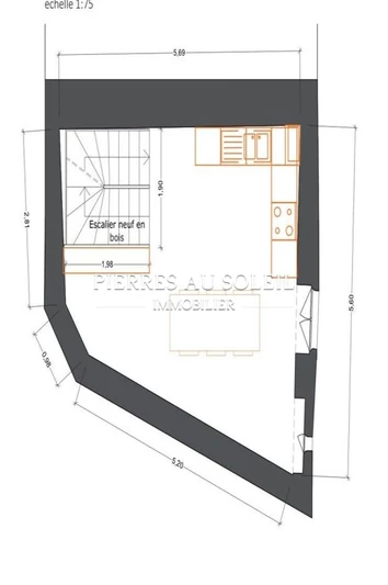 Vente maison de village Bédarieux  