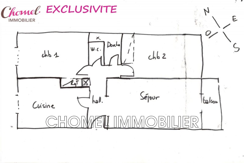 vente Caluire-et-cuire Caluire and cook Apartment Caluire-et-Cuire Caluire et cuire, to buy apartment 4 rooms 53 m²