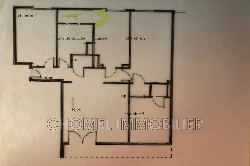 Apartment Lyon Proche centre ville,   to buy apartment  4 rooms   72&nbsp;m&sup2;