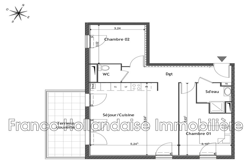 Vente appartement Grasse  